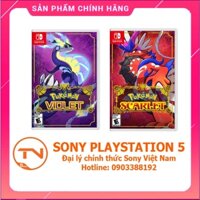 Băng game Nintendo Switch - Pokemon Scarlet and Violet kèm Steelbook