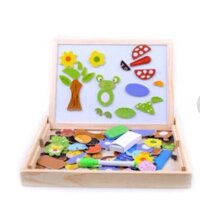 Bảng ghép hình bằng gỗ nam châm 2 mặt (bán buôn/lẻ)