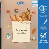 Bảng ghi chú nam châm dán tủ lạnh, bảng nam châm ghi chú trang trí tủ lạnh đáng yêu