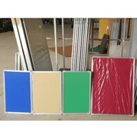 Bảng Ghim Vải Khung Nhôm [loại đẹp] Tặng kèm ghim nhiều màu