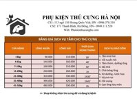 Bảng giá tắm cho chó mèo tại Hà Nội - Phụ kiện thú cưng Hà Nội