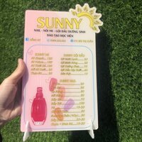 Bảng giá Tiệm Nail siêu xinh - Menu bằng mica thiết kế theo yêu cầu