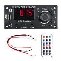 Bảng giải mã DIYMORE MP3 Bảng khuếch đại âm thanh Bảng mạch chủ âm thanh ô tô Bluetooth 2 * 50W có chức năng vô tuyến có ổ cắm micrô