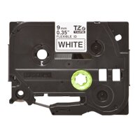 Băng giấy in nhãn Brother TZe-FX221 (9mm x 8m, đen/trắng)