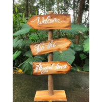 Bảng gỗ / bảng chỉ dẫn thiết kế theo yêu cầu