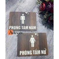 Bảng Gỗ Chỉ Dẫn Decor Dán Tường Trang Trí, Chỉ Dẫn