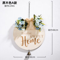 Bảng gỗ hoa treo tường Home sweet home