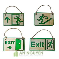 Bảng Gỗ: Mẫu bảng chỉ dẫn bằng gỗ nhỏ gọn cho cửa hàng, shop, quán cafe