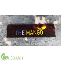 Bảng hiệu gỗ trong nhà và ngoài trời size 30x60, sơn 2k chống nước