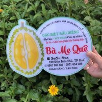 Bảng Hiệu Mica- Bảng Hình Sầu Riêng