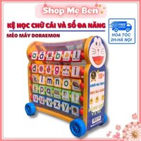 Bảng Học Chữ Cái Chữ Số Đa Năng 9 Trong 1 Kệ Doremon Hai Mặt Đồ Chơi Học Tập Cho Bé Phát Triển Trí Tuệ