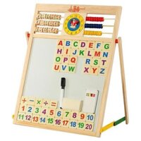 Bảng Học Chữ Cho Bé, Bảng Học 2 Mặt Có Bộ Số Và Chữ Cái Gắn Nam Châm Giúp Bé Thông Minh Hơn