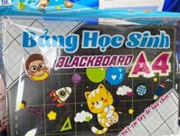 Bảng học sinh Thuận Nam nhựa A4 21x31cm 4 ô ly viết phấn - Xanh/ Đen (100)