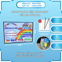 Bảng Hộp Đèn Led Menu kích thước 50x70cm, Khung Tranh Điện Để Bàn, Treo Tường, Hộp Đèn Quảng Cáo