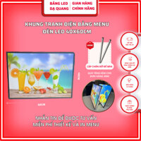 Bảng Hộp Đèn Led Menu Kích Thước 40x60cm, Khung Tranh Điện Để Bàn, Treo Tường, Hộp Đèn Quảng Cáo
