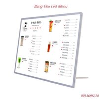 🆘Bảng Hộp Đèn MeNu MỚI NHẤT