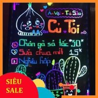 Bảng Huỳnh Quang Bảng Dạ Quang 70 x 90 cm 1.150.000 Tặng giá đỡ và hộp bút Huỳnh Quang Bảo Hành 24 tháng