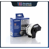 Băng in tem nhãn decal mã vạch Brother DK-22211 chính hãng kích thước 29mm X 15.24m dạng cuộn