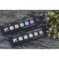 Bảng kem che khuyết điểm tạo khối đa năng 6 ô Golden rose corect conceal cream palette