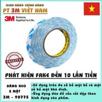 Băng keo 2 mặt mỏng dán link kiện 3M 90775