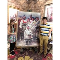 BĂNG KEO BỒI GIẤY VẼ TRANH MÀU NƯỚC (cuộn siêu dày, dài 90-100met, keo siêu dính)