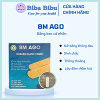 Băng Keo Cá Nhân BM Ago, Bảo Vệ Vết Thương, Hộp 100 miếng