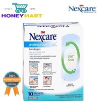 Băng keo cá nhân chống thấm nước 10 gói/hộp Nexcare 3M-XH002023410 HONEYMART