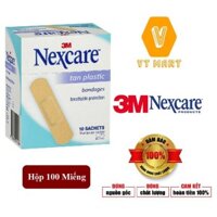 [Băng Keo Cá Nhân ] Màu Da 3M Nexcare - Hộp 100 Miếng - BKCNTAN - HIBUVTAUTO