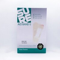 Băng Keo Cá Nhân Màu Da Ace Band-S – Có Chứa Benzalkonium chloride (hộp 1 size – 100 miếng)