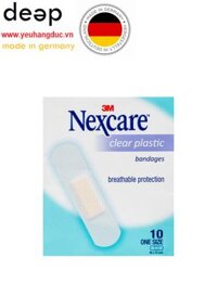 Băng Keo Cá Nhân Nexcare 3M Trong Suốt Gói 10 Miếng DEEP33 www.yeuhangduc.vn sẵn sàng cho bạn