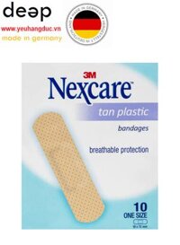 Băng Keo Cá Nhân Nexcare 3M Tan Plastic 10 Miếng DEEP33 www.yeuhangduc.vn sẵn sàng cho bạn
