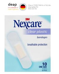 Băng Keo Cá Nhân Nexcare Clear Plastic Badages Trong Suốt 10 Miếng DEEP30 www.yeuhangduc.vn sẵn sàng cho bạn