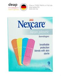 Băng Keo Cá Nhân Nexcare Neon Plastic Bandages Màu Ngẫu Nhiên 9 Miếng DEEP30 www.yeuhangduc.vn sẵn sàng cho bạn