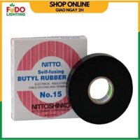 Băng keo cao su non Nitto Shinko N15 chống thấm dưới nước dài 10m Nhật ( 1 cuộn)