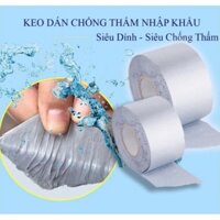 Băng Keo Chống Thấm, Băng Dính Chống Thấm Chống Dột Mái Tôn, Chịu Nhiệt Hàn Quốc Công Nghệ Nhật Bản, Độ Bền 20 Năm