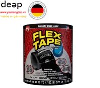 BĂNG KEO CHỐNG THẤM FLEX TAPE MÀU ĐEN 0.1CMX1.5M DEEP11 www.yeuhangduc.vn sẵn sàng cho bạn