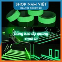 Băng Keo Dạ Quang Phát sáng trong đêm Trang Trí Nhà Cửa, Dán Nội Thất - DQ-Xanh lá-1cm3m