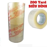 Băng Keo Dán Thùng Dán Hộp 200YARD - 6 Cuộn Keo 1 Cây