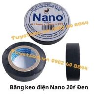 Băng Keo điện Nano 20Y Đen DÀY