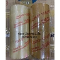 Băng Keo Đục/Trong 200Yard 1.8KG (6 Cuộn/Cây) Đóng Gói Hàng Hoá Chất Lượng