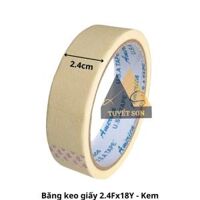 Băng keo giấy 2.4Fx18Y                         &nbsp(&nbspKem&nbsp)
