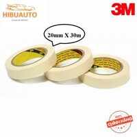 Băng keo giấy 3M Masking Tape 2600 Trắng  (20mmx30m)