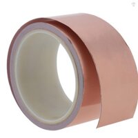 Băng keo giấy bạc một mặt 50mm * 10m EMI che chắn keo dẫn điện đơn cho đàn Guitar