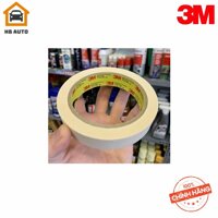 Băng keo giấy siêu dính 3M Masking Tape 2600 (20mmx30m) Trắng