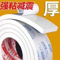 Băng keo hai mặt xốp trắng mạnh mẽ, băng keo hai mặt bán buôn, băng keo xốp cố định dày, băng dính có độ nhớt cao