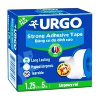 Băng keo lụa Urgosyval Strong Adhesive Tape 1.25cmx5m Urgo (Cuộn )