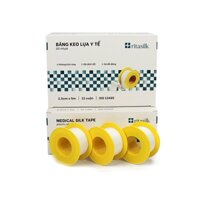 Băng keo lụa y tế cao cấp RITASILK 1,25cm x 5m - 2,5cm x 5m - 2,5cm x 9,14m (Hộp)