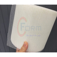 Băng keo lưới 15x7000cm , Băng keo sợi thủy tinh , Băng keo lưới sợi thủy tinh tường thạch cao, Băng keo lưới rộng 15cm