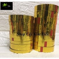 Băng keo màu vàng, bạc ( băng dính) loại 1cm( 30 cuộn ) loại 2cm(15 cuộn)