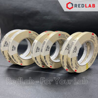 Băng keo nhiệt 3M 1322 cuộn 55 mét, khổ 12mm, 18mm, 24mm x 55m (giấy chỉ thị tiếp xúc cho tiệt trùng bằng hơi nước) có V